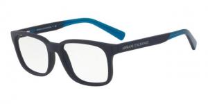 Armani Exchange AX3029 Eyeglass Frames 8183-54 - Matte Blue Frame