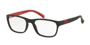 Polo PH2153 Eyeglass Frames 5247-55 - Matte Black Frame