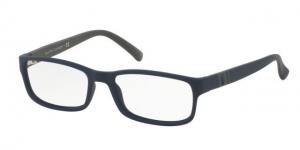 Polo PH2154 Eyeglass Frames 5590-54 - Matte Navy Blue Frame