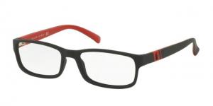 Polo PH2154 Eyeglass Frames 5247-56 - Matte Black Frame