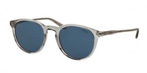 Polo PH4110 Sunglasses 541380-50 - Shiny Semi Trasp Grey Frame, Dark Blue Lenses