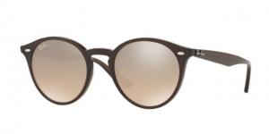 Ray-Ban RB2180 Sunglasses 62313D-49 - Opal Brown Frame, Brown Mirror Silver Gradient Lenses