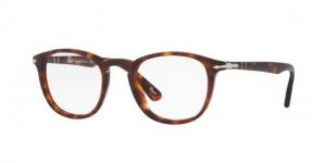 Persol PO3143V Single Vision Prescription Eyeglasses 24-49 - Havana Frame
