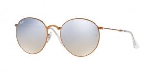 Ray-Ban RB3532 Sunglasses 198/9U-53 - Shiny Bronze Frame, Grey Flash Gradient Lenses