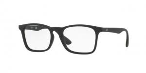 Ray-Ban RY1553 Progressive Prescription Eyeglasses 3615-48 - Rubber Black Frame