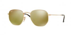 Ray-Ban RB3548N Sunglasses 001/93-51 - Gold Frame, Gold Flash Lenses
