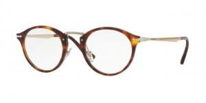 Persol PO3167V Single Vision Prescription Eyeglasses 24-49 - Havana Frame