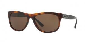 Burberry BE4234 Sunglasses 362773-57 - Havana Frame, Brown Lenses