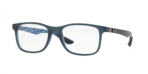 Ray-Ban RX8903 Progressive Prescription Eyeglasses 5262-53 - Matte Blue Frame