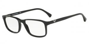 Armani EA3098F Eyeglass Frames 5017-55 - Black Frame