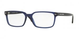 Brooks Brothers BB2040 Bifocal Prescription Eyeglasses 6134-55 - Navy Translucent Frame