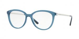 Vogue VO5151 Single Vision Prescription Eyeglasses 2534-53 - Opal Light Blue Frame