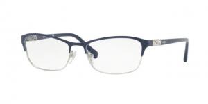 Vogue VO4057B Single Vision Prescription Eyeglasses 5051-52 - Blue/Silver Frame