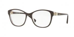 Vogue VO5169B Single Vision Prescription Eyeglasses 2561-50 - Top Dark Brown/serigraphy Frame