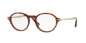Persol PO3180V Single Vision Prescription Eyeglasses 24-48 - Havana Frame
