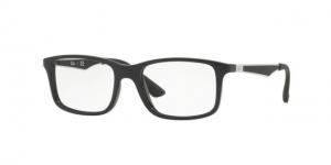 Ray-Ban RY1570 Progressive Prescription Eyeglasses 3542-49 - Shiny Black Frame