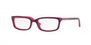 Vogue VO5081 Single Vision Prescription Eyeglasses 2587-47 - Top Violet On Fuxia Frame
