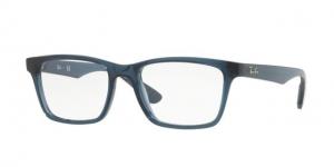 Ray-Ban RX7025 Eyeglass Frames 5719-53 - Trasparent Grey/blue Frame