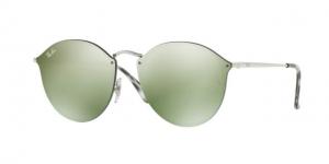 Ray-Ban RB3574N Sunglasses 003/30-59 - Silver Frame, Dark Green Mirror Silver Lenses