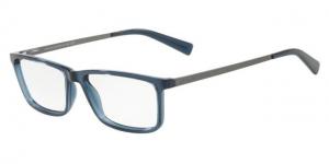Armani Exchange AX3027 Eyeglass Frames 8238-55 - Transparent Blue Dress Frame