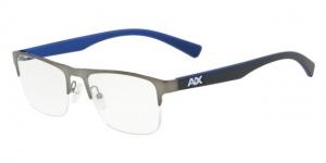 Armani Exchange AX1031 Eyeglass Frames 6088-54 - Matte Gunmetal Frame