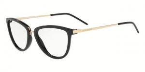 Armani EA3137 Eyeglass Frames 5017-53 - Black Frame