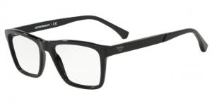 Armani EA3138 Eyeglass Frames 5017-53 - Black Frame