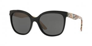 Burberry BE4270 Sunglasses 372887-55 - Men's, Black Frame, Grey Lenses