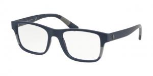 Polo PH2192 Eyeglass Frames 5590-53 - Matte Blue Grey Frame