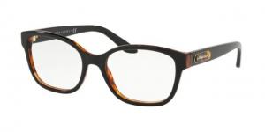Ralph Lauren RL6176 Eyeglass Frames 5260-52 - Top Black/jerry Havana Frame