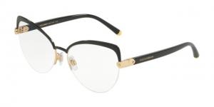 Dolce&Gabbana DG1305 Eyeglass Frames 01-55 - Black Frame