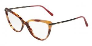 Dolce&Gabbana DG3295F Eyeglass Frames 3192-55 - Havana Pearl Brown Frame