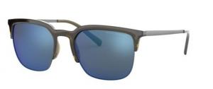 Armani Exchange AX4081S Sunglasses 827055-54 - Transparent Olive Frame, Mirror Blue Lenses