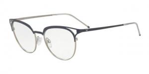 Armani EA1082 Eyeglass Frames 3250-52 - Matte Blue/Matte Silver