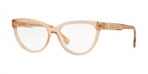 Versace VE3264B Eyeglass Frames 5241-53 - Transparent Brown Frame