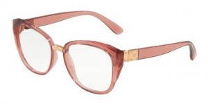 Dolce&Gabbana DG5041 Eyeglass Frames 3148-51 - Transparent Pink Frame