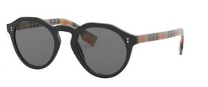 Burberry BE4280F Sunglasses 375787-50 - Black Frame, Grey Lenses