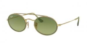 Ray-Ban RB3847N Sunglasses 91224M-52 - Gold Frame, Green Gradient Green Lenses