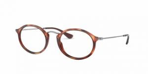 Ray-Ban RX2547V Eyeglass Frames 5831-53 - Havana Red Frame