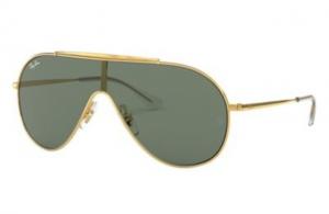 Ray-Ban RJ9546S Sunglasses 223/71-20 - Gold Frame, Green Lenses