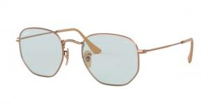Ray-Ban RB3548N Sunglasses 91310Y-54 - Copper Frame, Evolve Light Blue Lenses