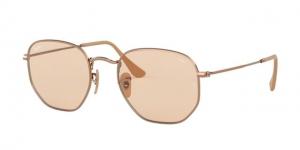 Ray-Ban RB3548N Sunglasses 9131S0-51 - Copper Frame, Evolve Light Brown Lenses