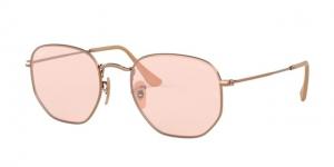 Ray-Ban RB3548N Sunglasses 91310X-51 - Copper Frame, Evolve Light Pink Lenses
