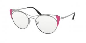 Prada CONCEPTUAL PR58VV Eyeglass Frames 3321O1-51 - Silver/Pink