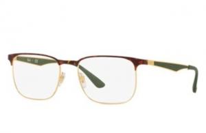 Ray-Ban RX6363 Eyeglass Frames 3019-54 - Gold Top Matte Havana Frame