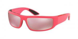 Prada ACTIVE PS02US Sunglasses 3504M2-65 - Pink/Black Frame