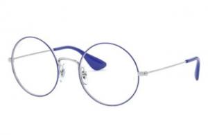 Ray-Ban RX6392 Eyeglass Frames 3029-50 - Silver On Top Blue Frame