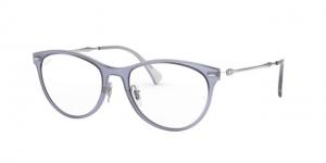 Ray-Ban RX7160 Eyeglass Frames 5867-52 - Demi Gloss Violet Frame