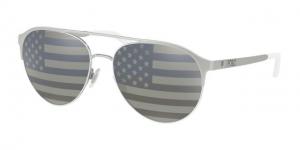 Polo PH3123 Sunglasses 93674V-60 - , Grey Tamp Amer Flag Sil/blue Lenses