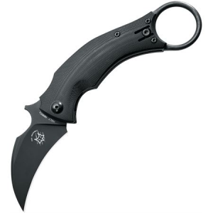 Fox 591BK Bastinelli BlackBird Linerlock 053675908067